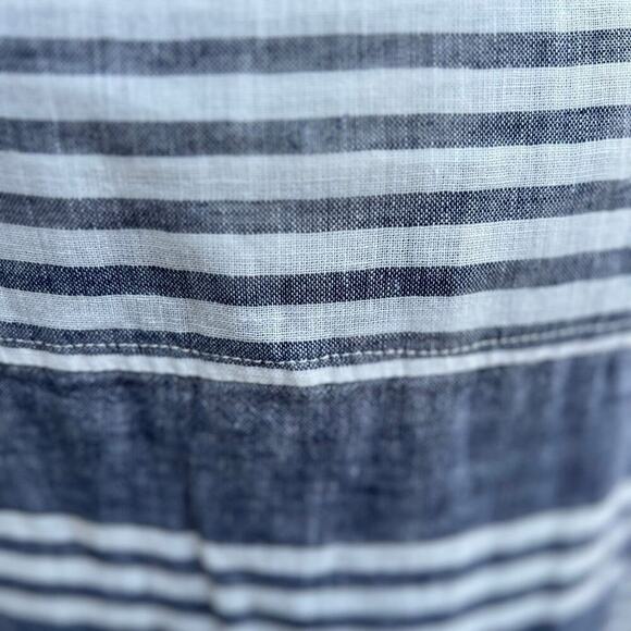 Beach lunch lounge collection stripe dress women's XL - Picture 6 of 10